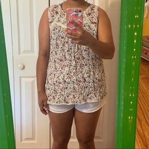 Floral tank top